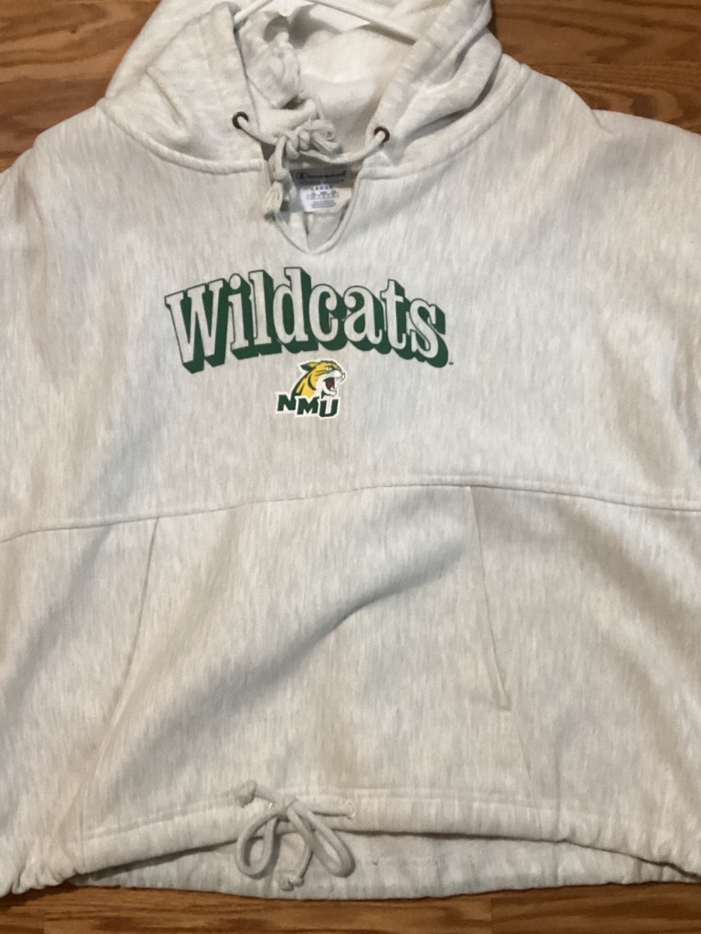 Vintage NMU Wildcats Northern Michigan Champion Reverse Weave Sweatshirt Large